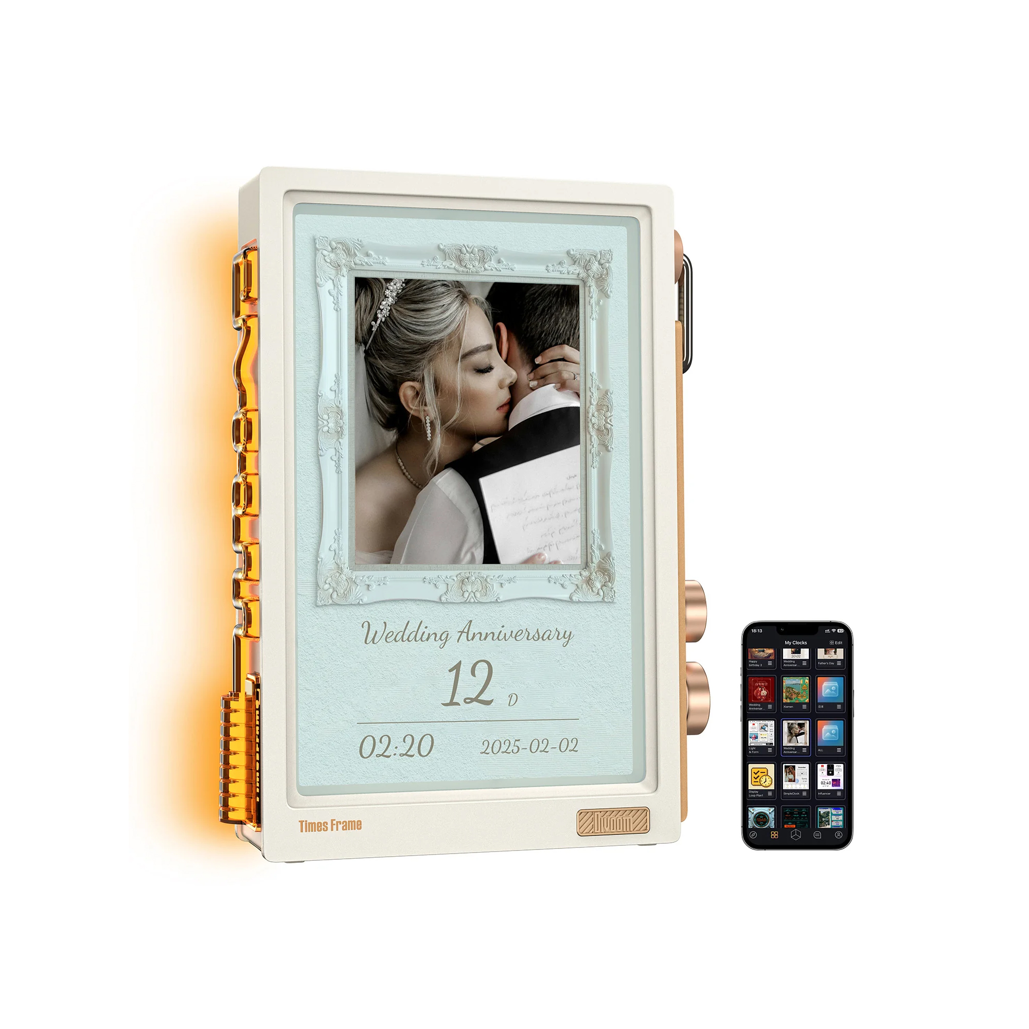 Цифрова рамка Divoom Times Frame 64 Gb Black RGB 10.1 дюйм